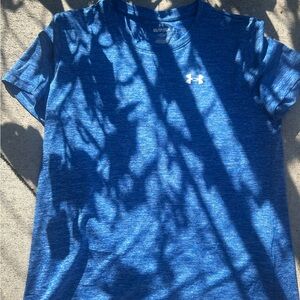 Under Armour Kids Heathered Blue Tee